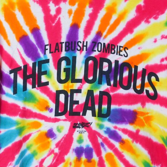 Flatbush Zombies The Glorious Dead Tour Zombie Tie Dye T Shirt Size XL - Picture 5 of 5